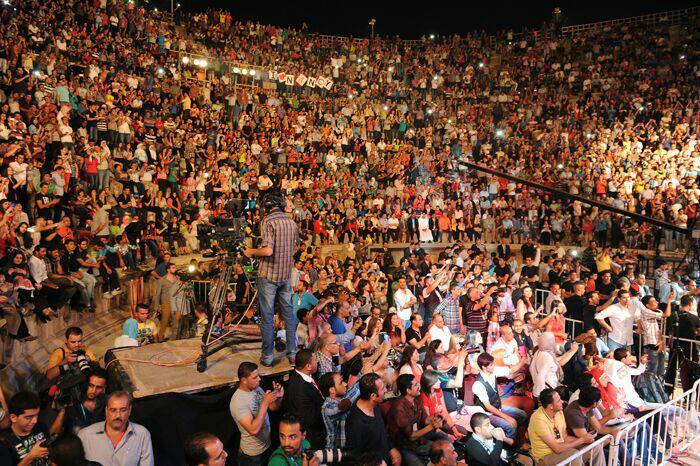 Nancy Ajram in Jarash